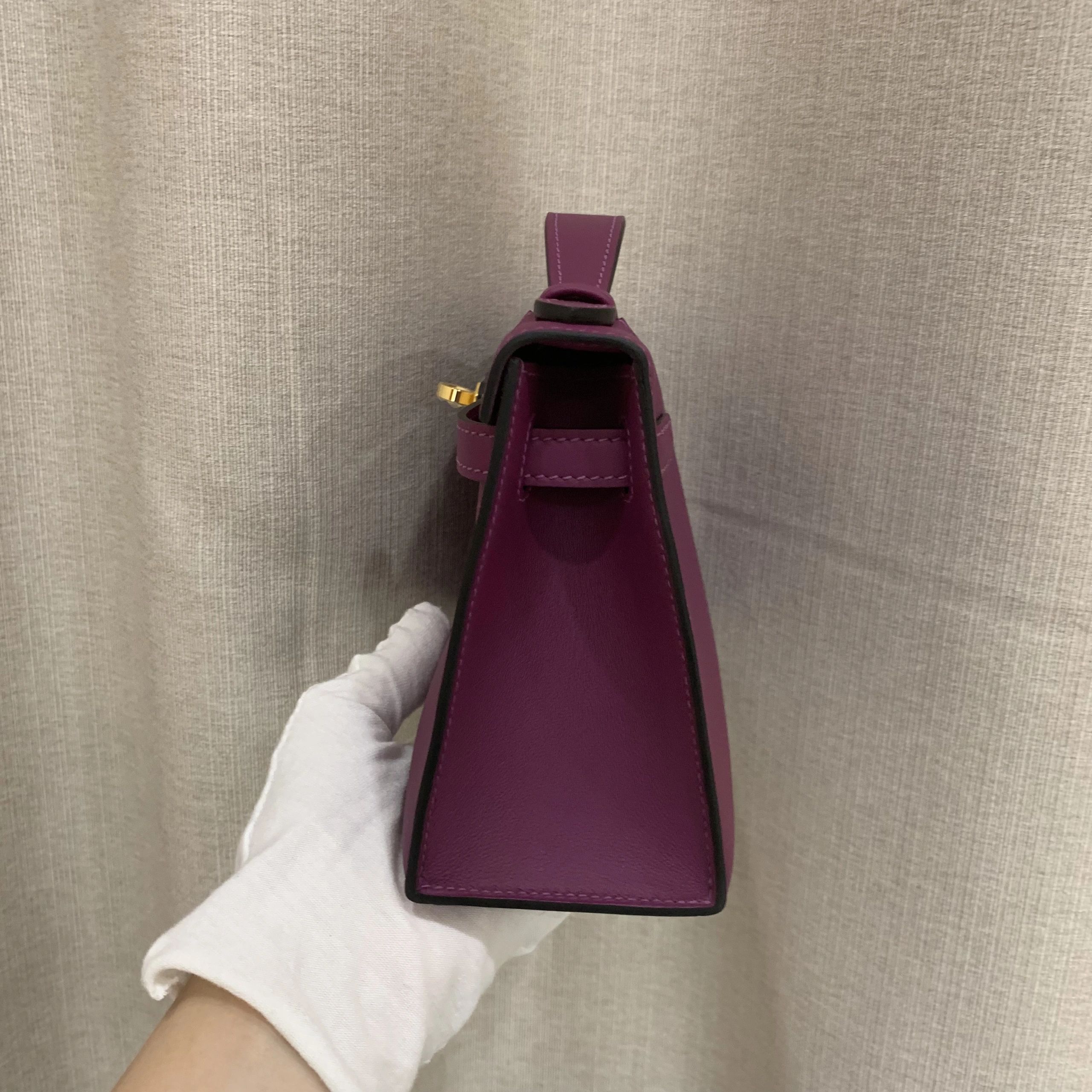 H**mes mini kelly pochette-swift -22cm