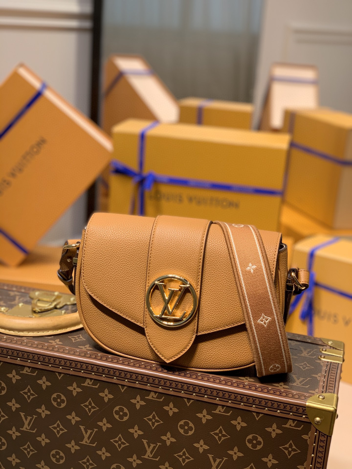 l**is V*t*n pont 9 soft handbags-m58967-25*17.5*8cm