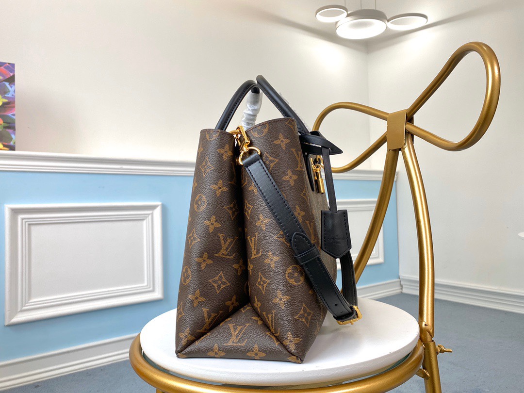 l**is V*t*n flower tote monogram canvas m43550-34*24*13cm