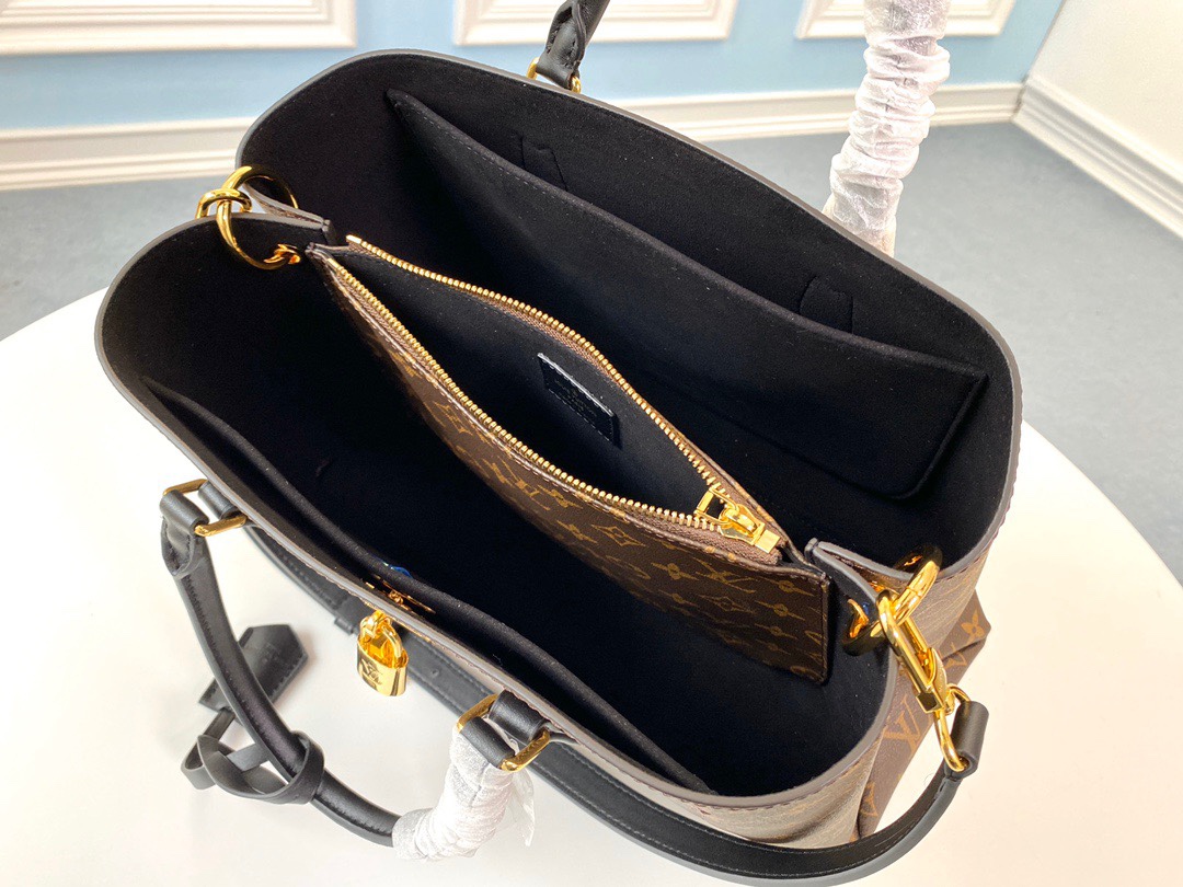 l**is V*t*n flower tote monogram canvas m43550-34*24*13cm