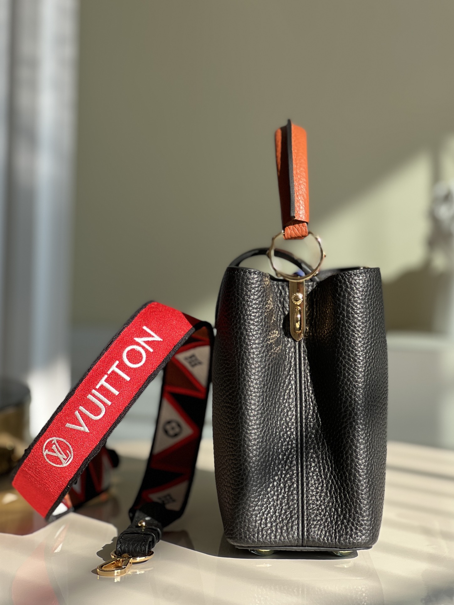 l**is V*t*n capucines handlebag-27*18*9&32*20*11cm