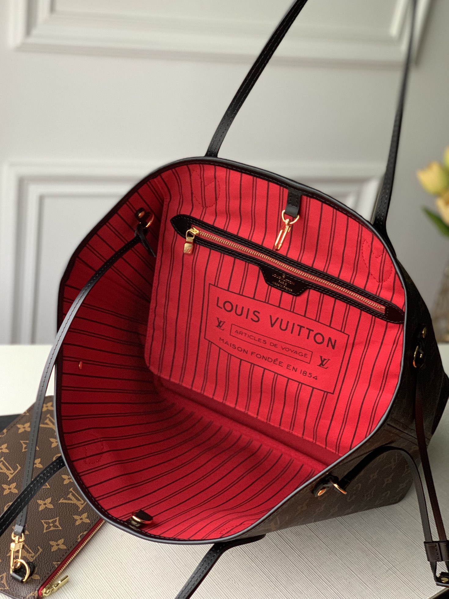 l**is V*t*n neverfull mm (red inside) -32*29*17cm