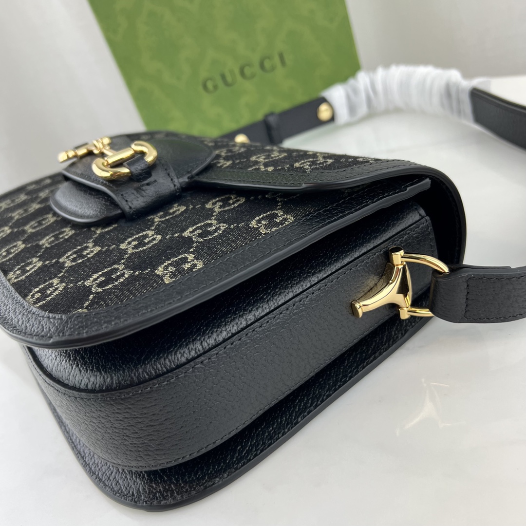 G*u*i 1955 horsebit shoulder bag-25*18*8cm