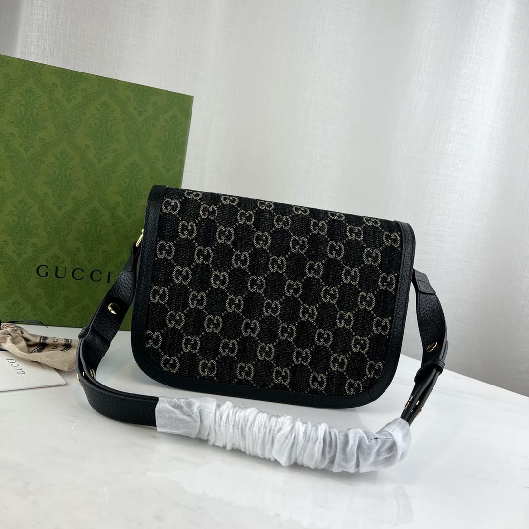 G*u*i 1955 horsebit shoulder bag-25*18*8cm