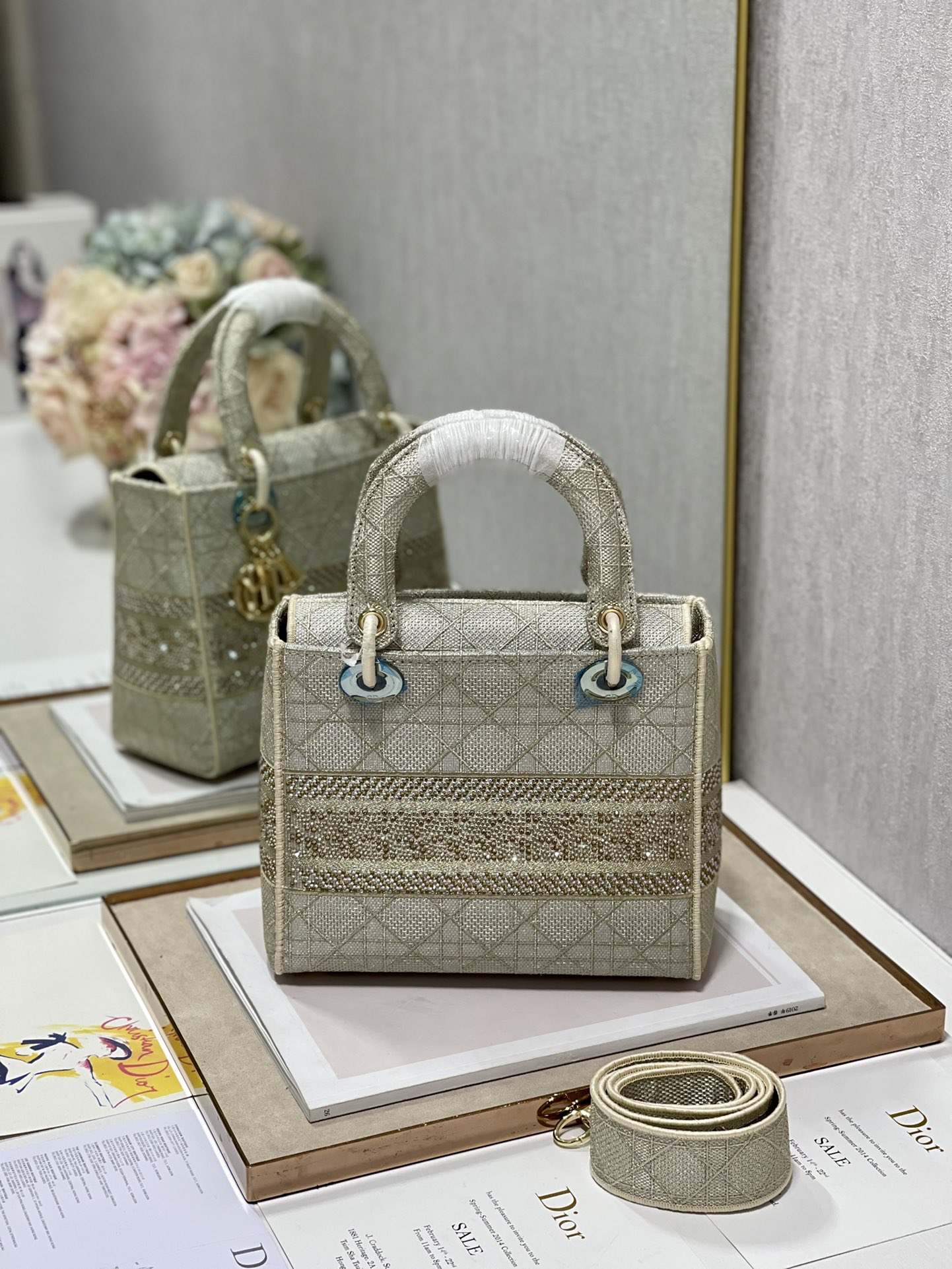 lady D*or handle bag-24cm