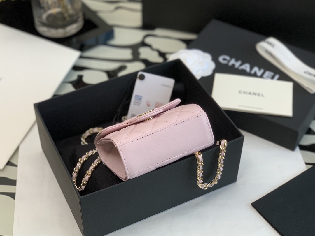 Ch@nel Mini Cosmetic Bag-11*11*4CM