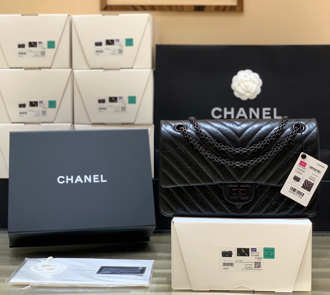 Ch@nel Reissue 2.55 Flap Bag -28CM