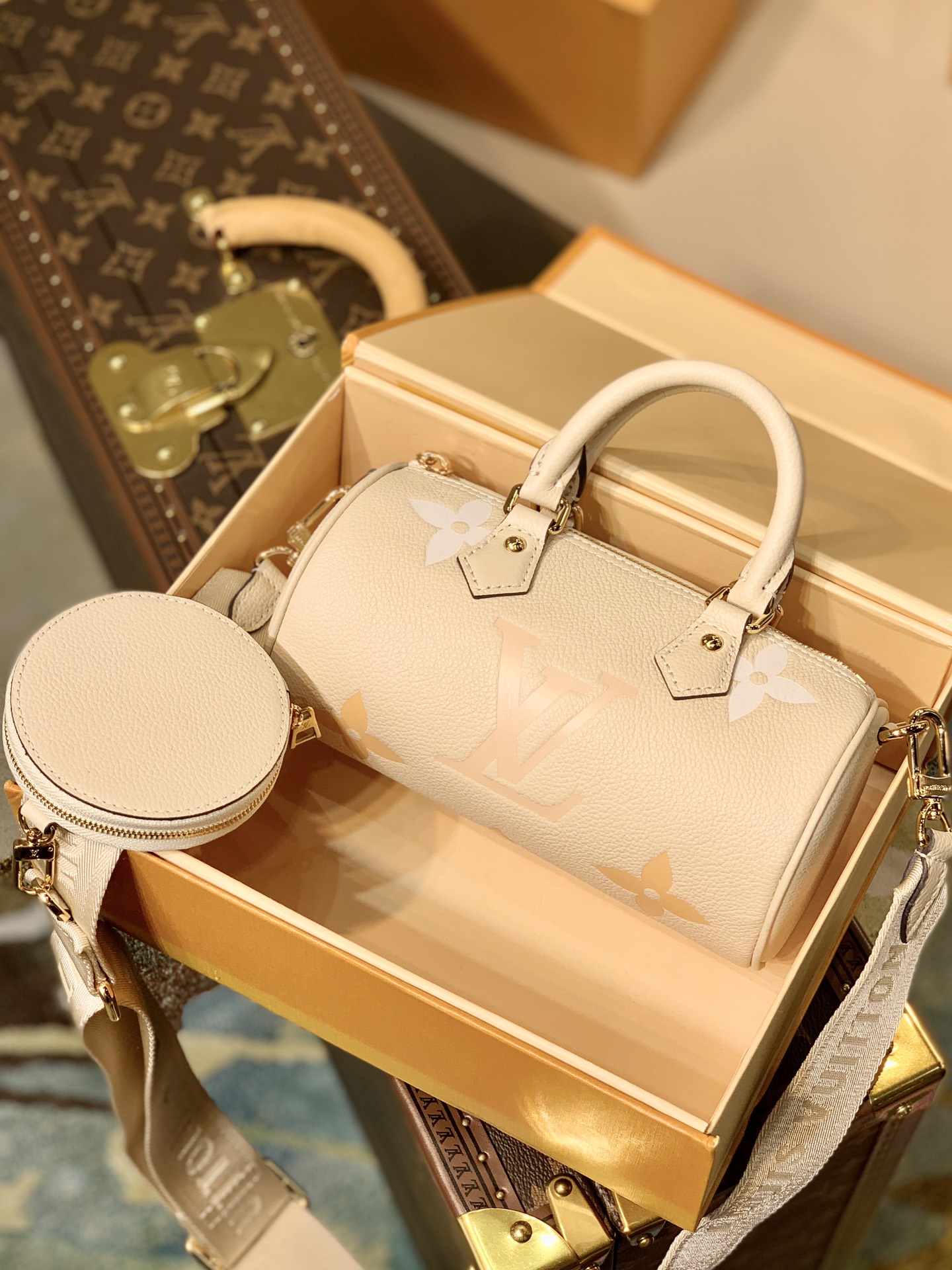 l**is V*t*n m45707 papillon bb handbag-20*10*10cm