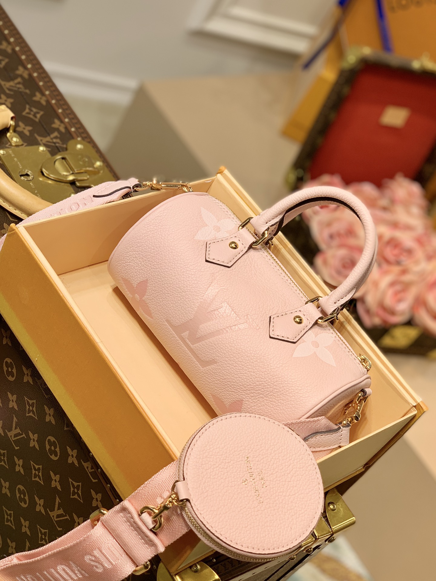 l**is V*t*n m45707 papillon bb handbag-20*10*10cm