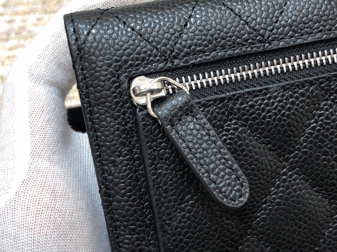 Ch@nel Wallet-Silver Harware-11*10CM