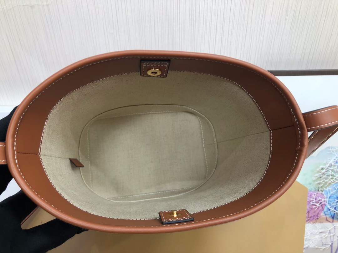 Ce**e cuir bucket-30×22×13cm