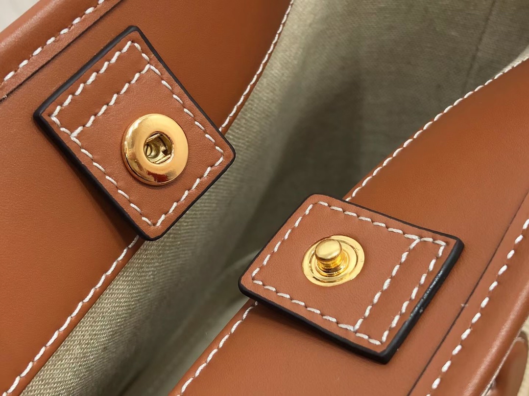 Ce**e cuir bucket-30×22×13cm