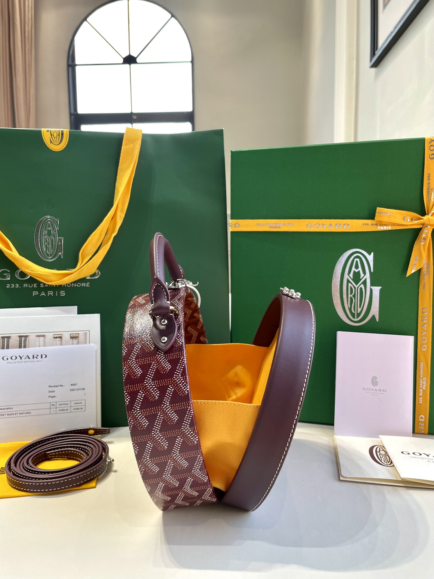 Go*ard jetblack bag-16.5*7*18cm