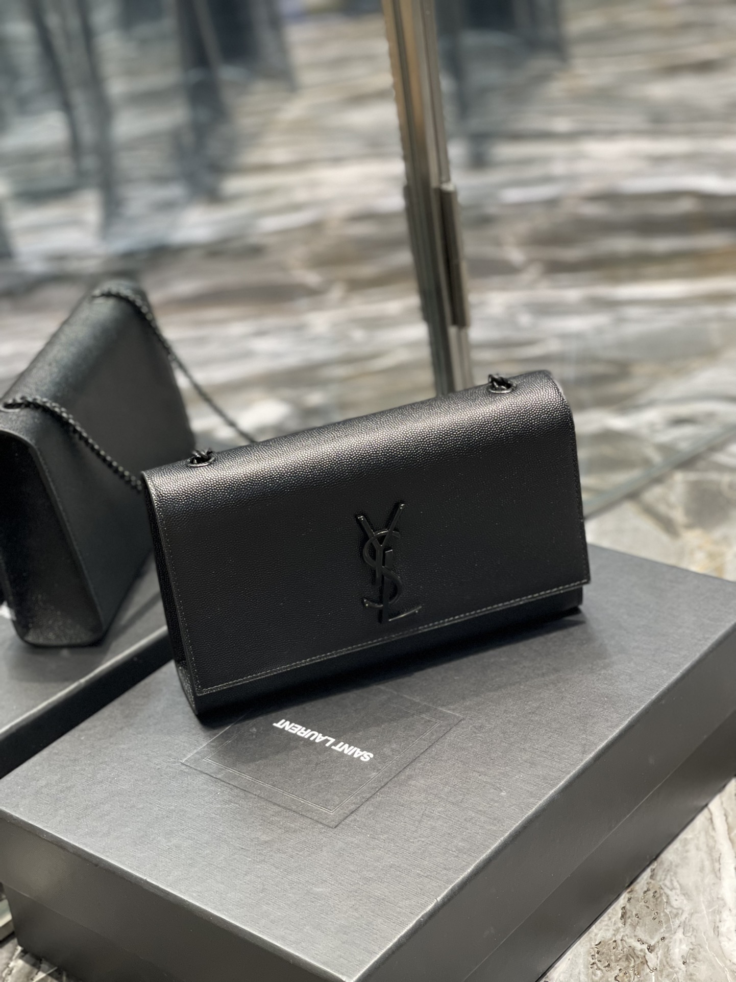 YSL Medium Kate Bags-Caviar-24*14.5*5.5CM