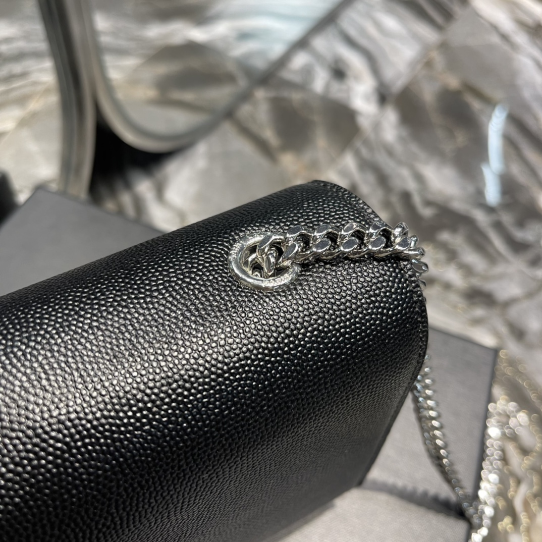 YSL Medium In Grain De Pouder Embossed Leather-24*14.5*5.5CM