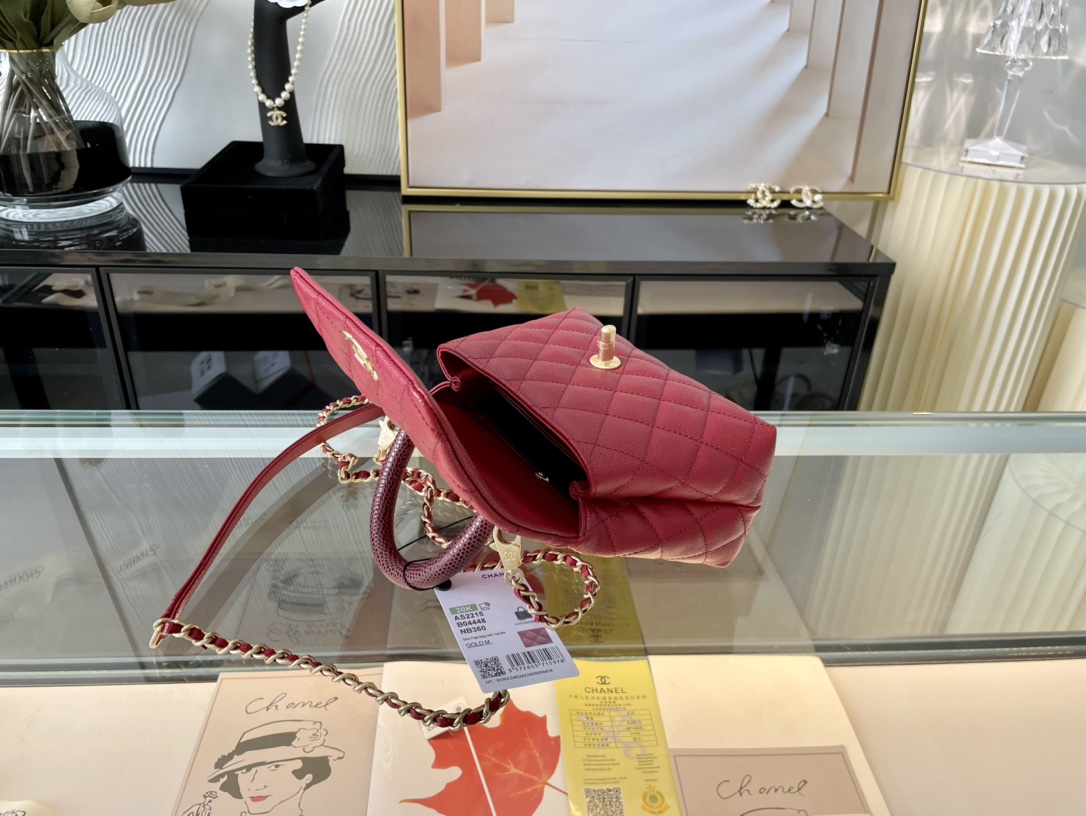 Ch@nel Coco Handlebag-13*19*9CM