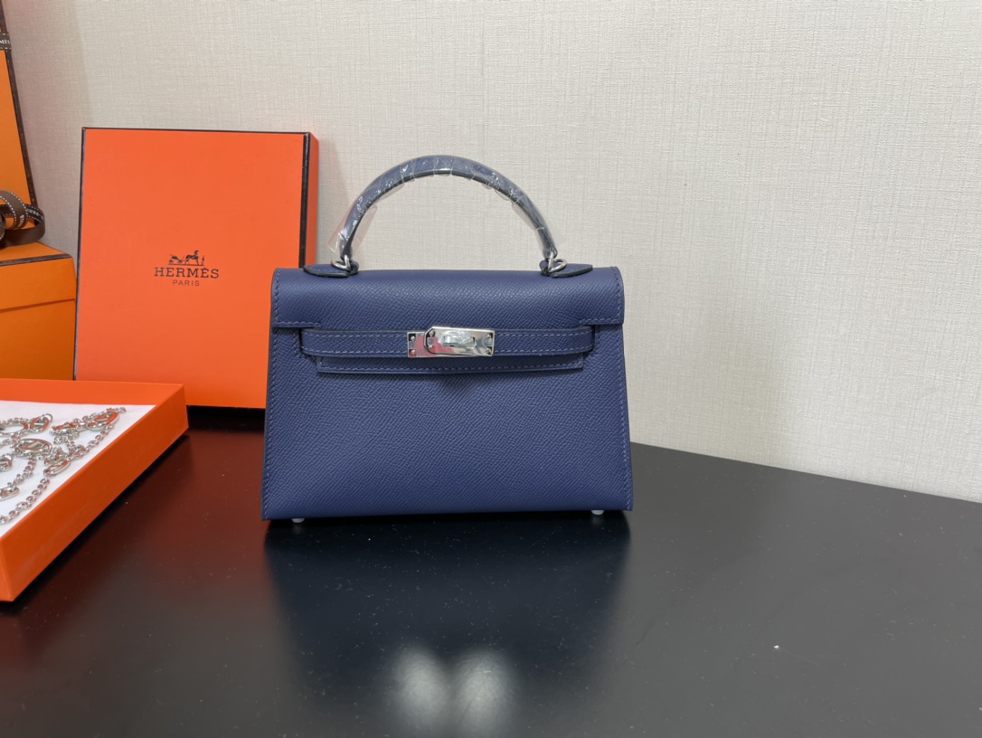 H**mes kelly-gold&silver hardware-19cm