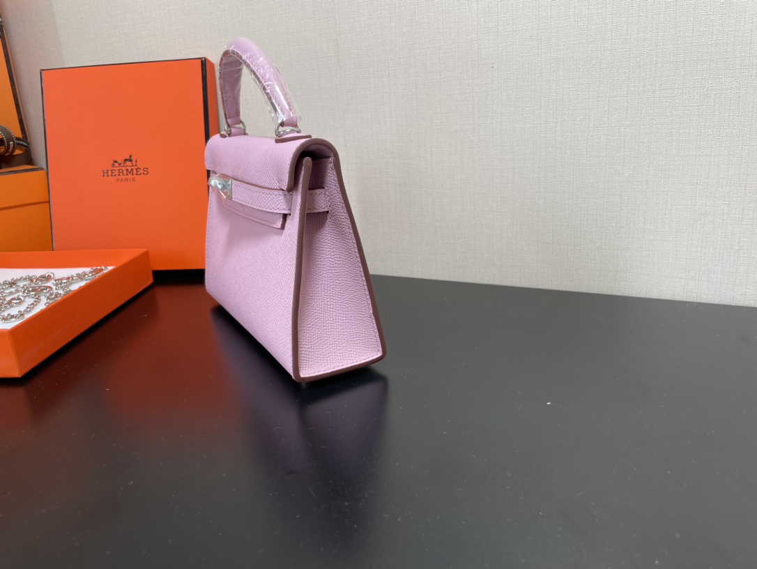 H**mes kelly-gold&silver hardware-19cm