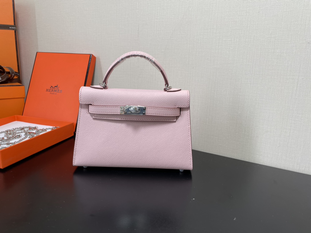 H**mes kelly-gold&silver hardware-19cm