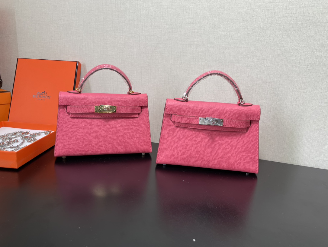 H**mes kelly-gold&silver hardware-19cm