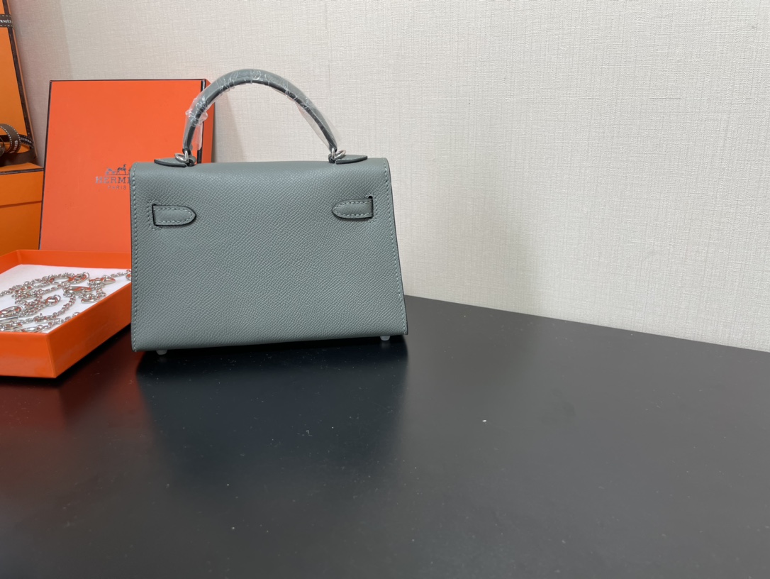 H**mes kelly-gold&silver hardware-19cm