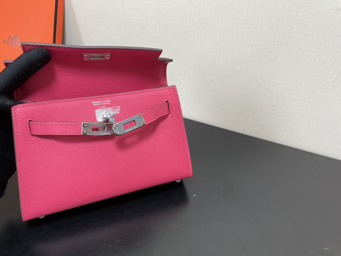 H**mes kelly-gold&silver hardware-19cm