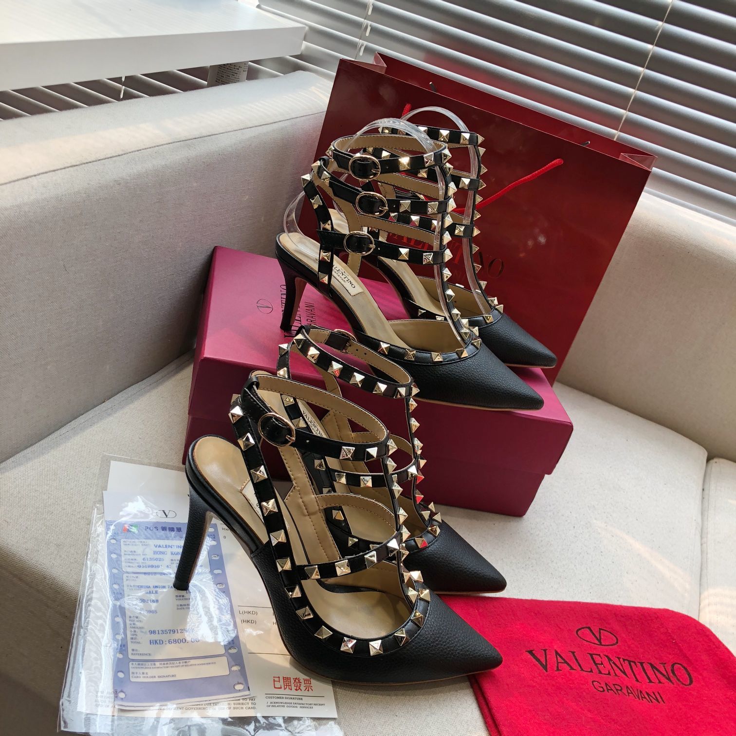 Valentino Heels-Patent Leather-9.5CM