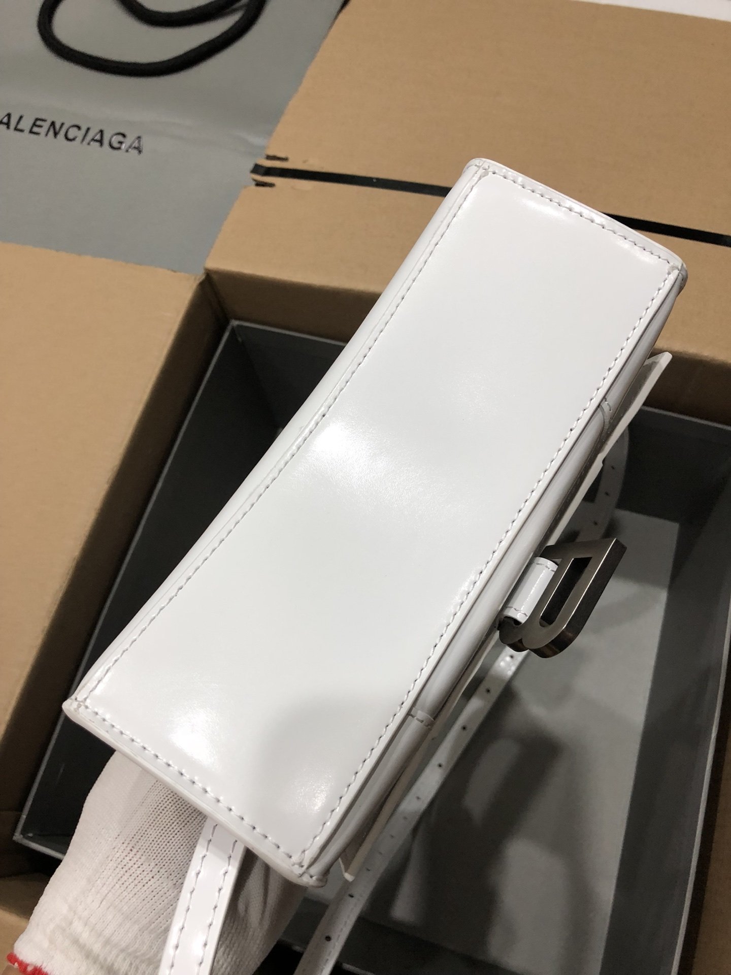 Ba*len*cia*ga small hourglass bag-13*8*19cm