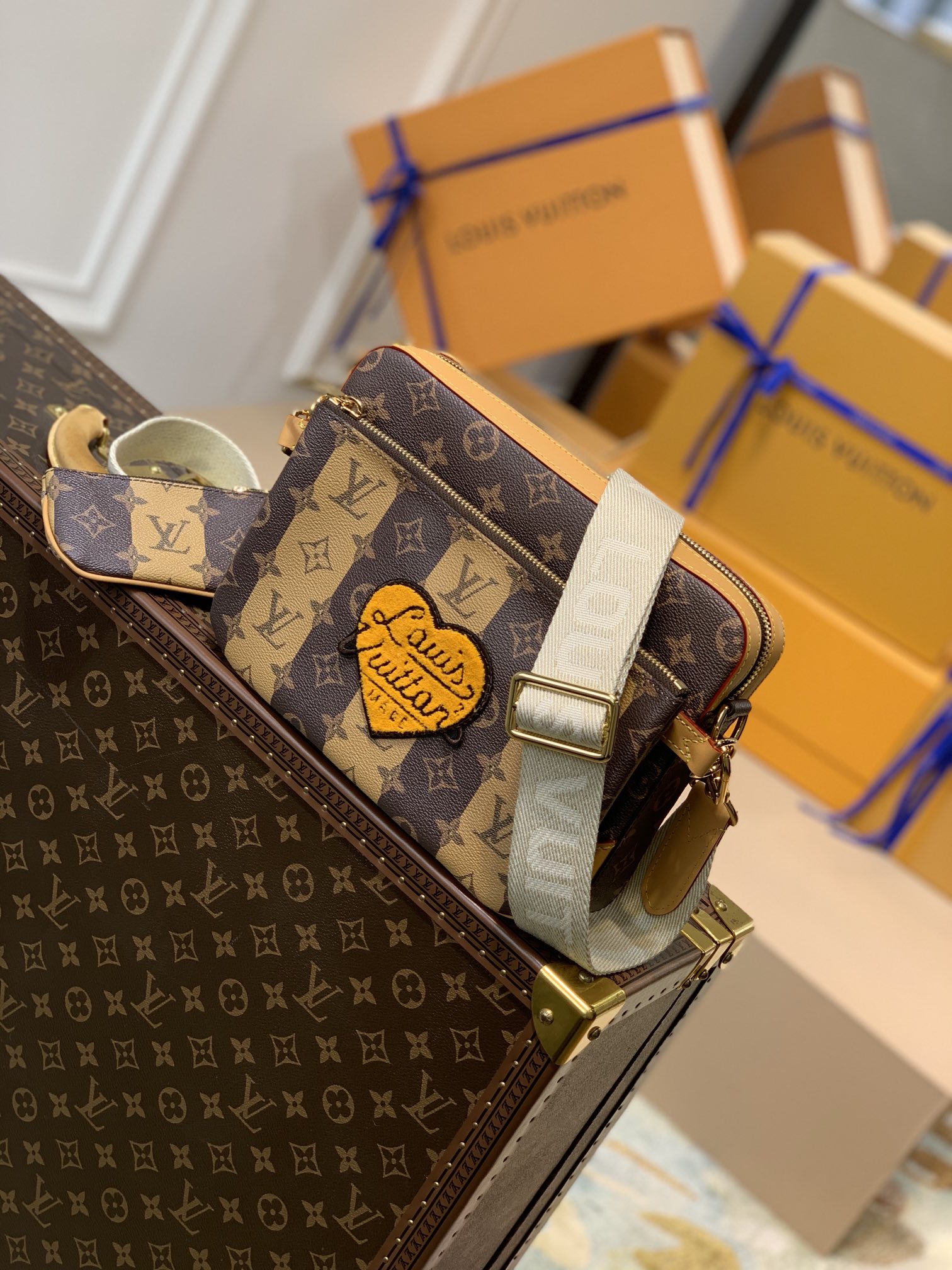 l**is V*t*n trio handbags-m45965-25*18.5*7cm