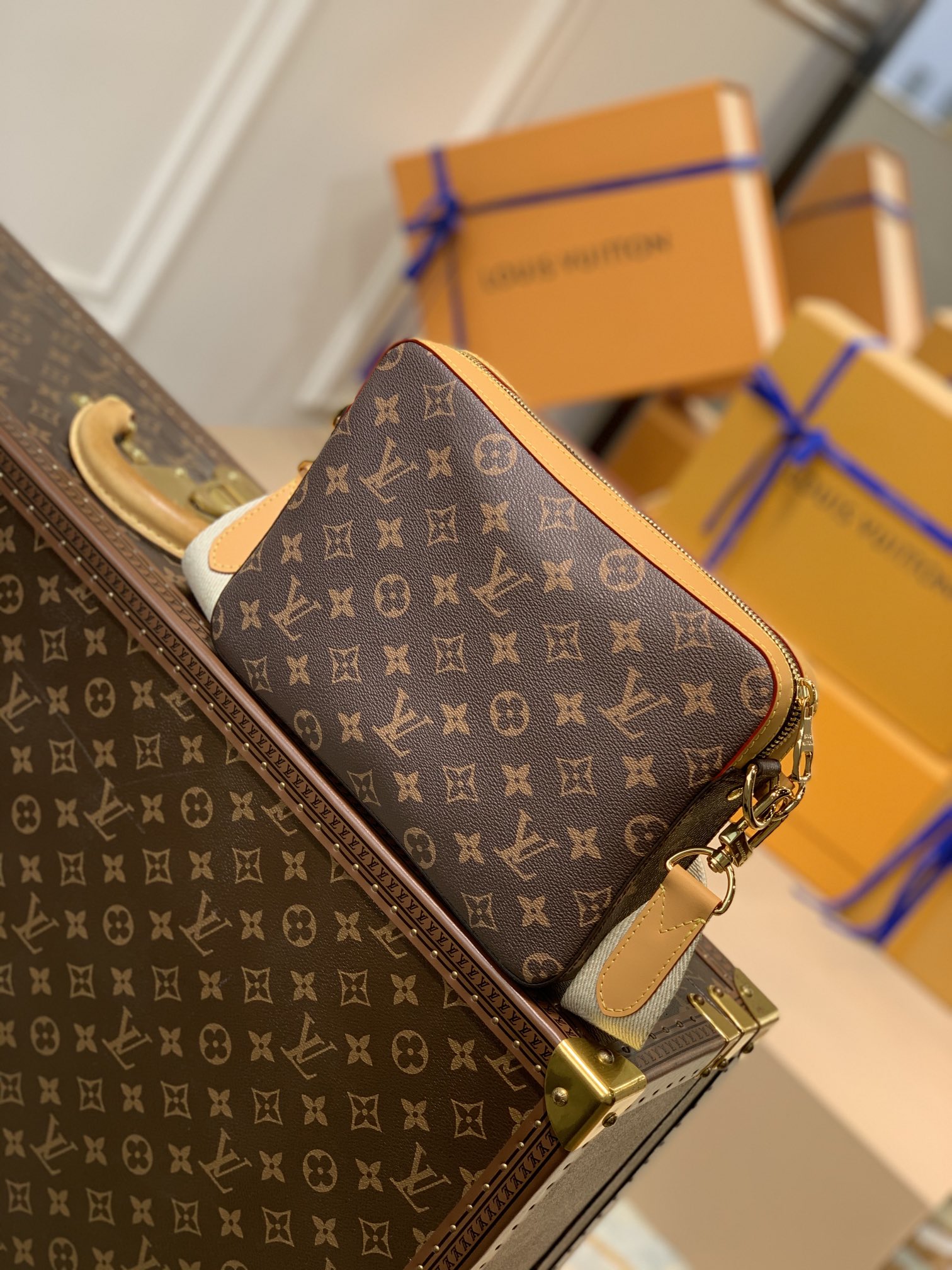 l**is V*t*n trio handbags-m45965-25*18.5*7cm