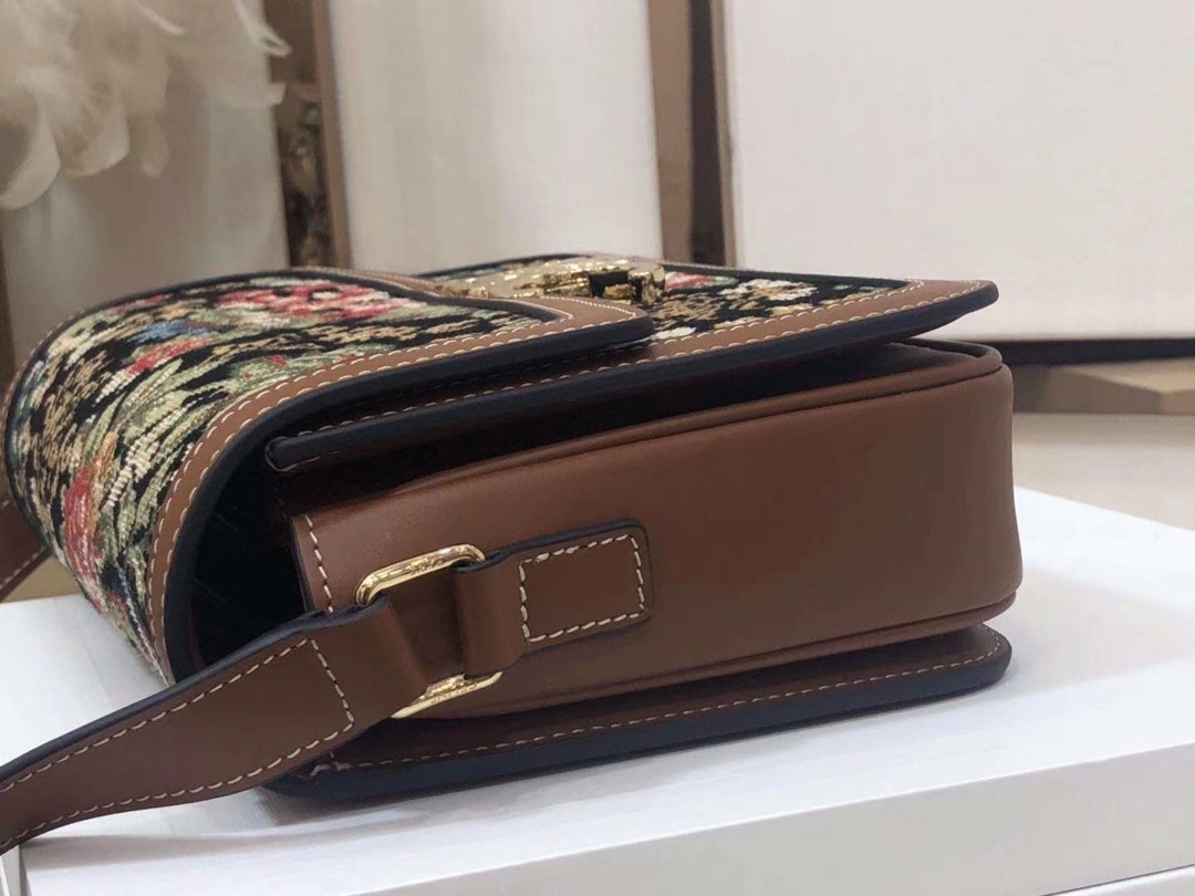 Celin Tambour Box Bag-22*16.5*7CM