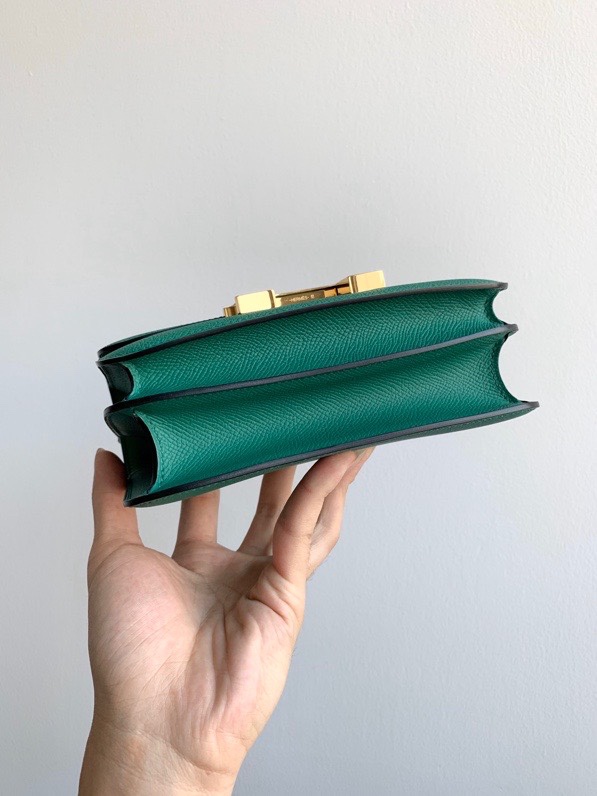 H**mes constance epsom leather-19cm