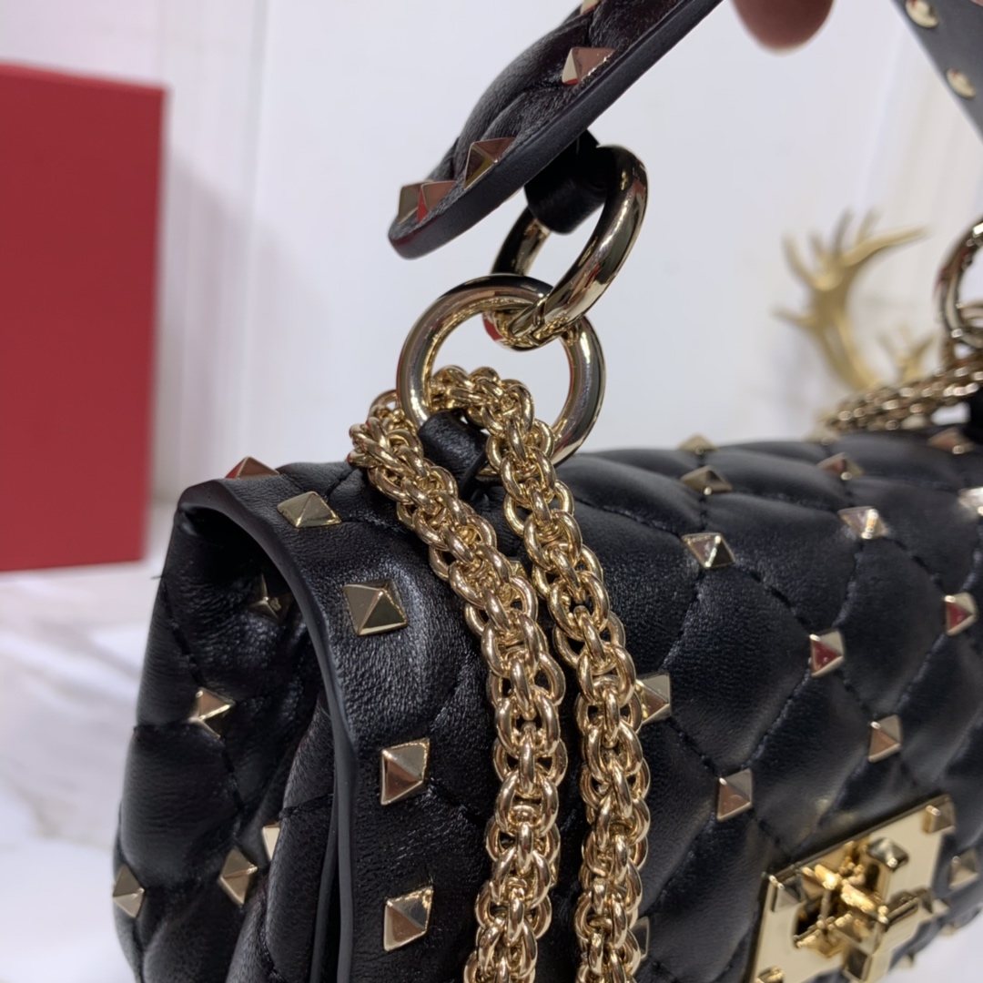Valentino Garavani Rockstud Spike Bag-17x10x5.5CM