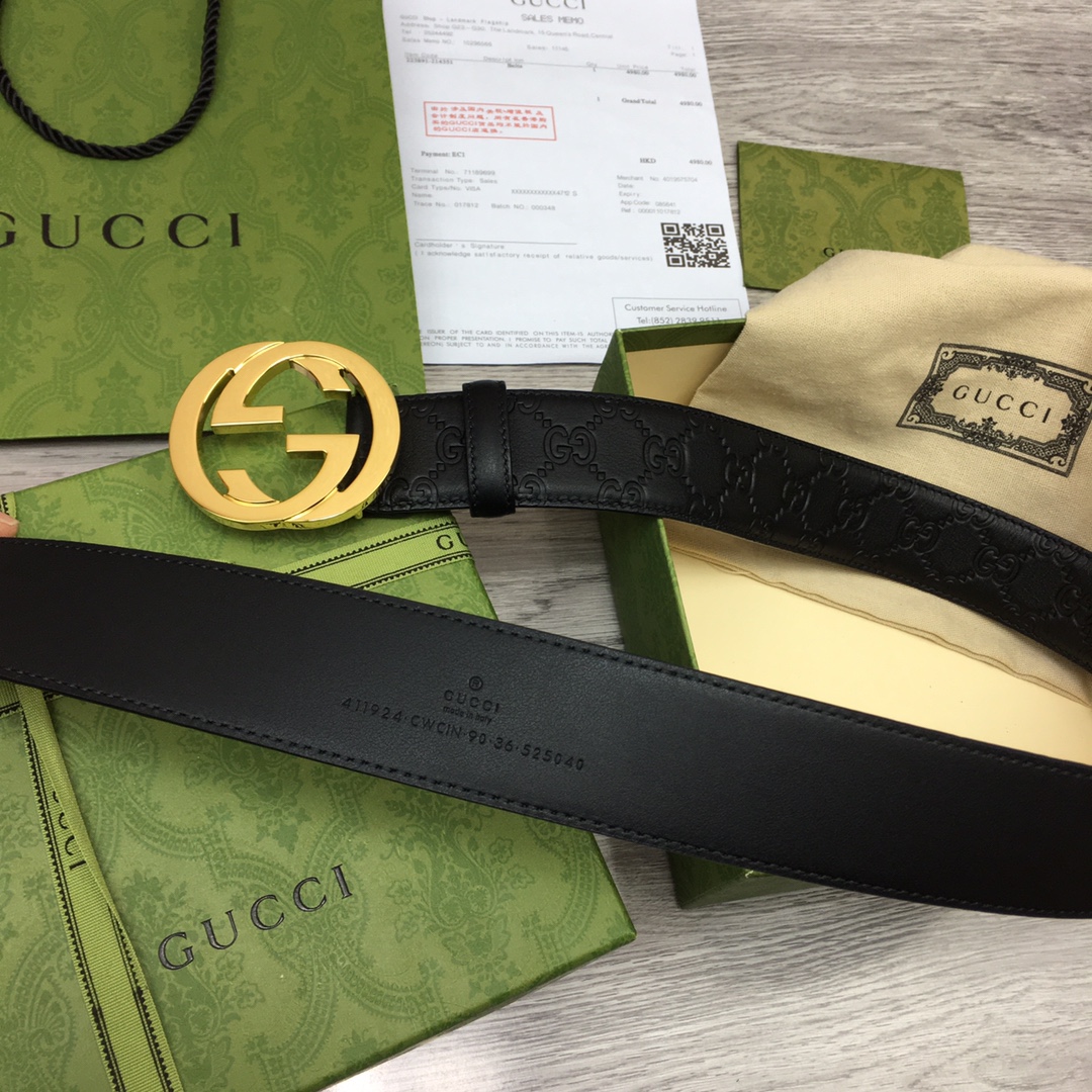G*u*i belt-4cm