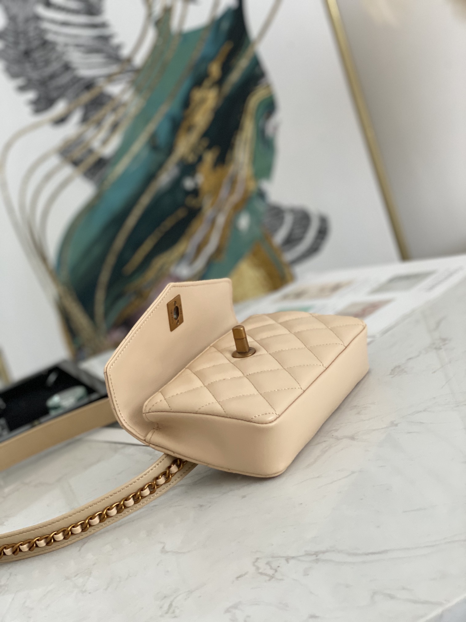 Ch@nel Waist Bag-18*3.5*12CM