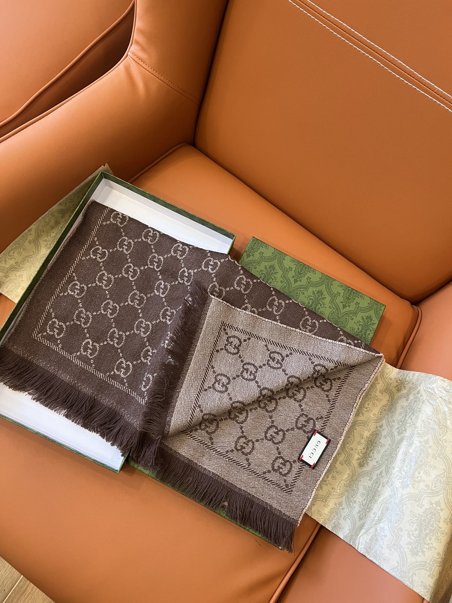 G*u*i scarf-48*180cm