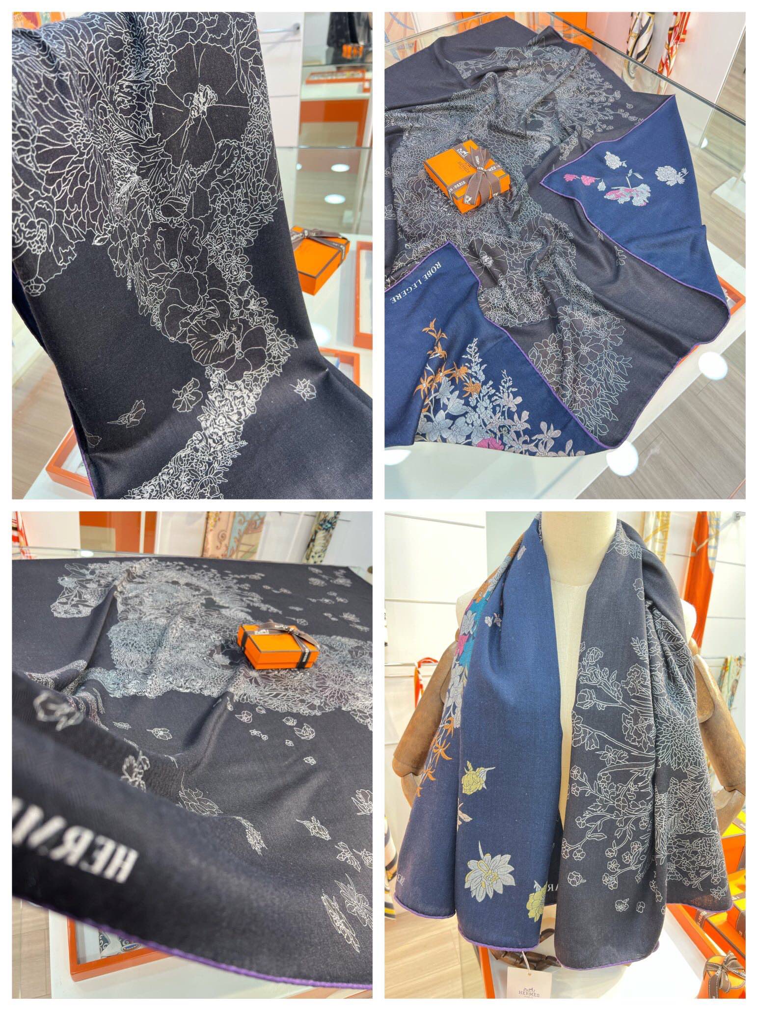 H**mes shawls-140*140cm