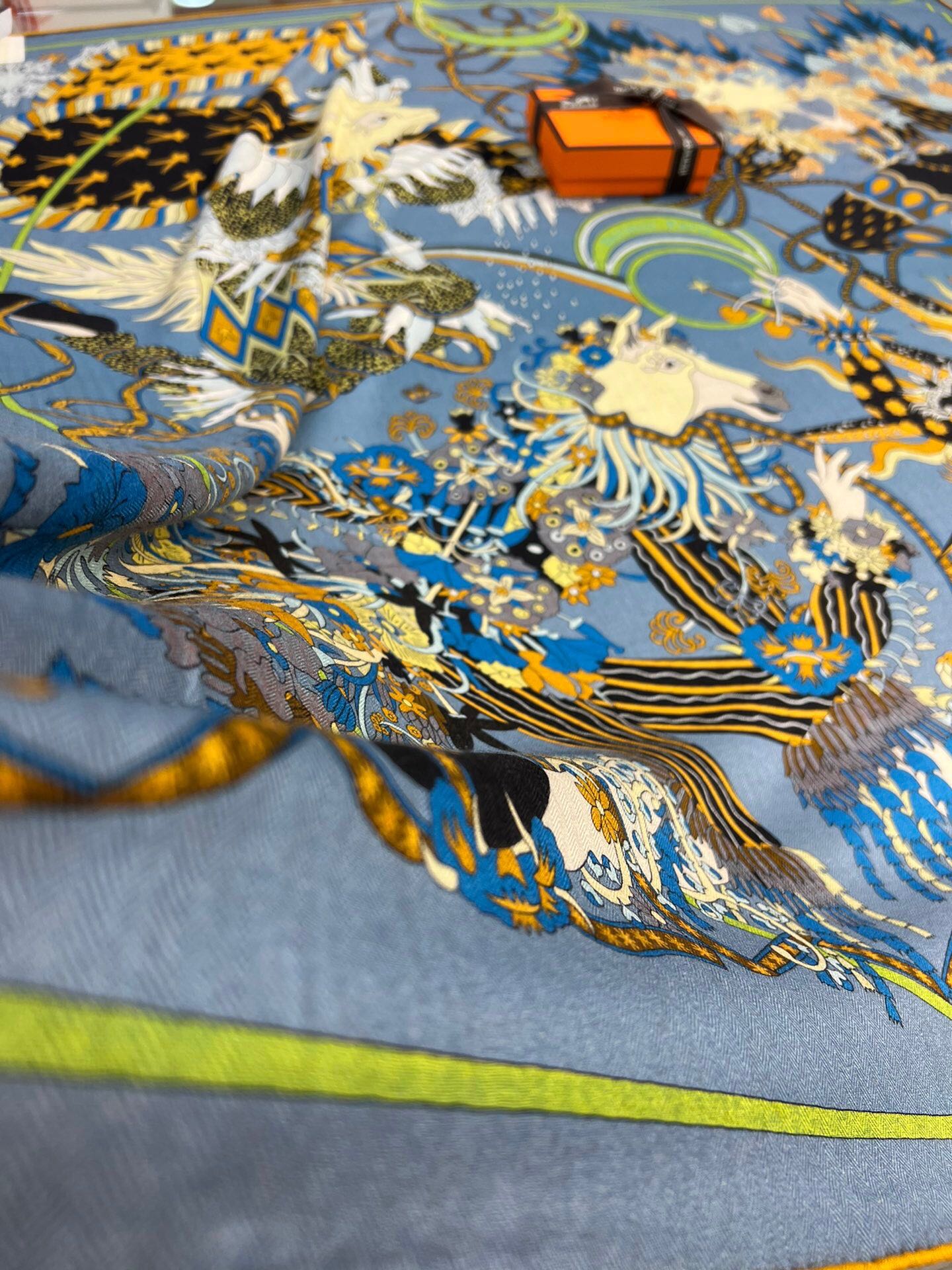 H**mes shawls-140*140cm