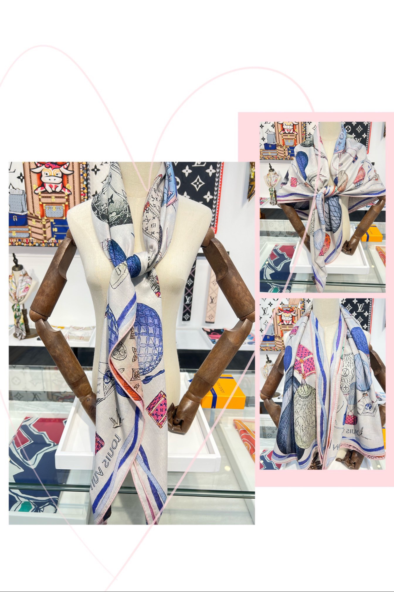 l**is V*t*n shawls-140*140cm