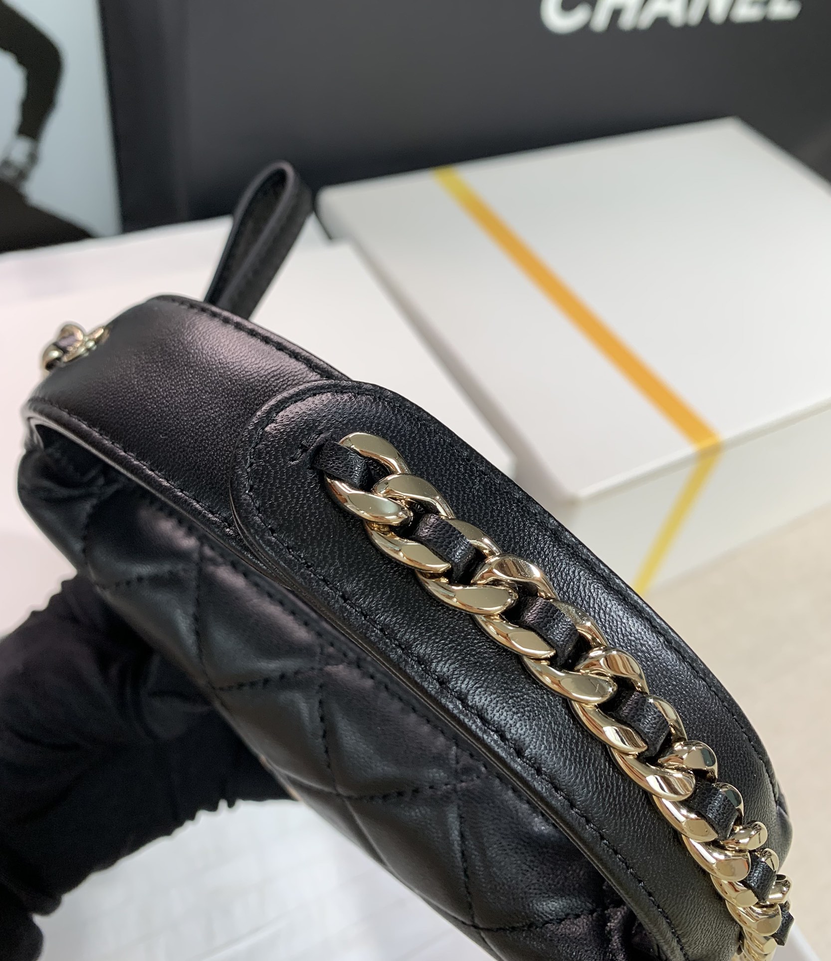 Ch@nel Pouch Bag-16*16*5.5CM