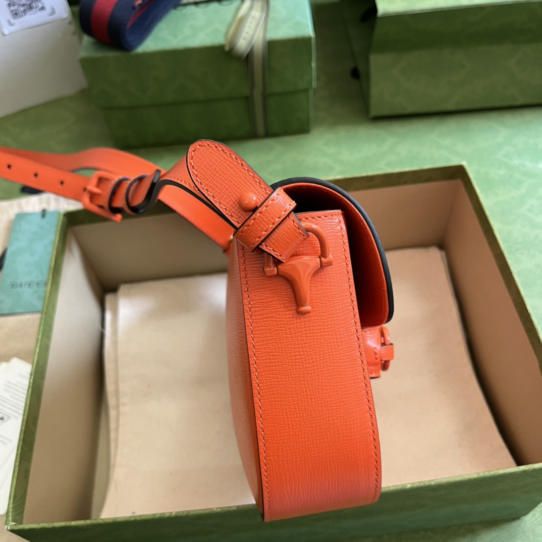 G*u*i 1955 horsebit shoulder bag-20.6*14.4*5.1cm