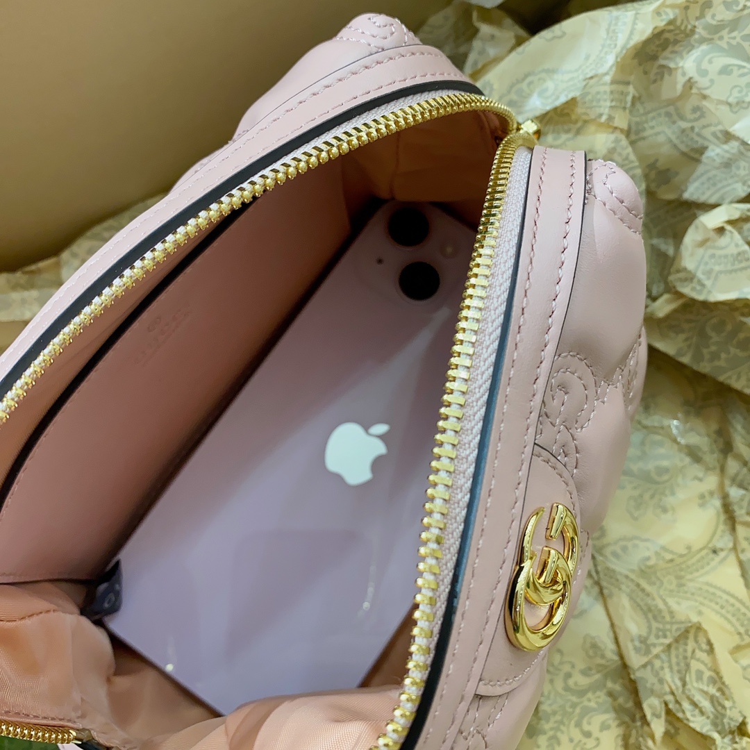 G*u*i gg matelassé cosmetic bag-16*12.5*9cm