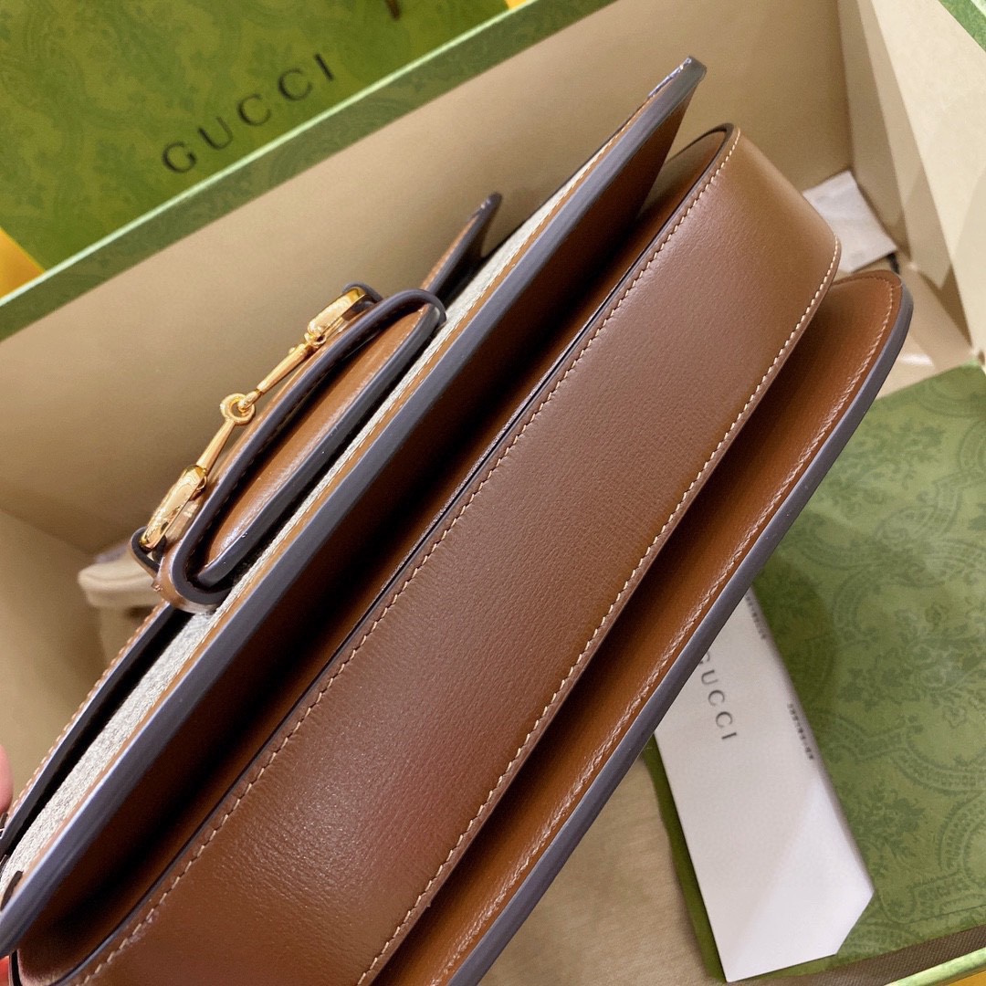 G*u*i 1955 horsebit shoulder bag-25*18*8cm