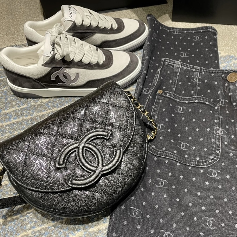 Ch@nel Vintage Saddle Bag-19*16*7CM