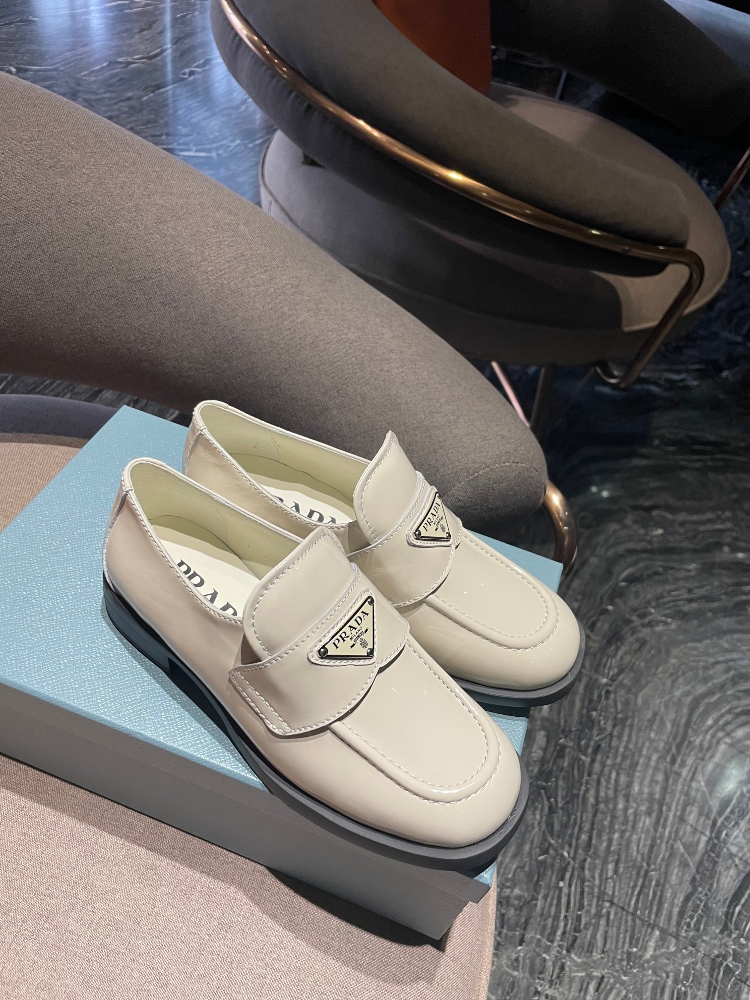 Pra*a boots 2023ss-3cm