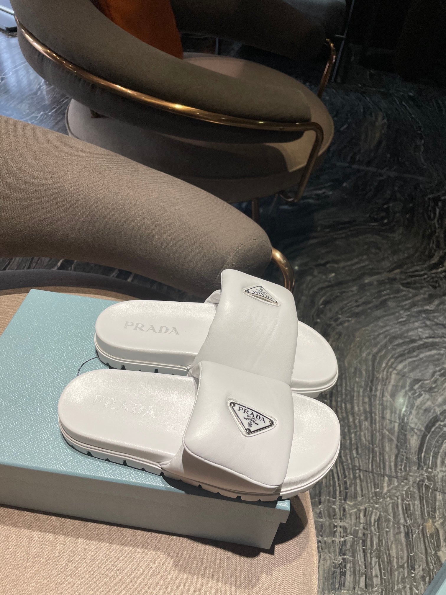 Pra*a boots 2023ss-3cm