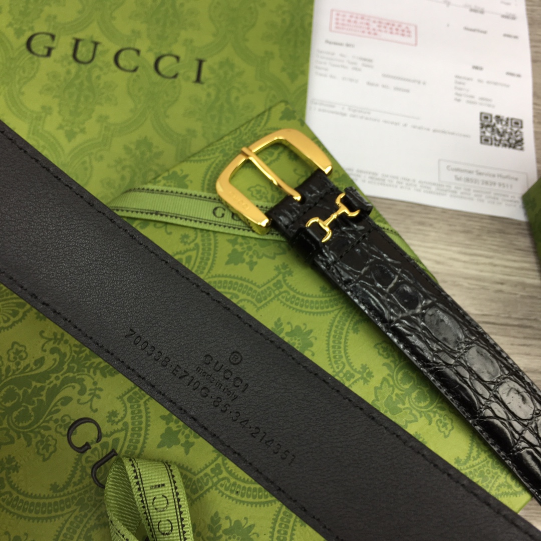 G*u*i belt-3cm