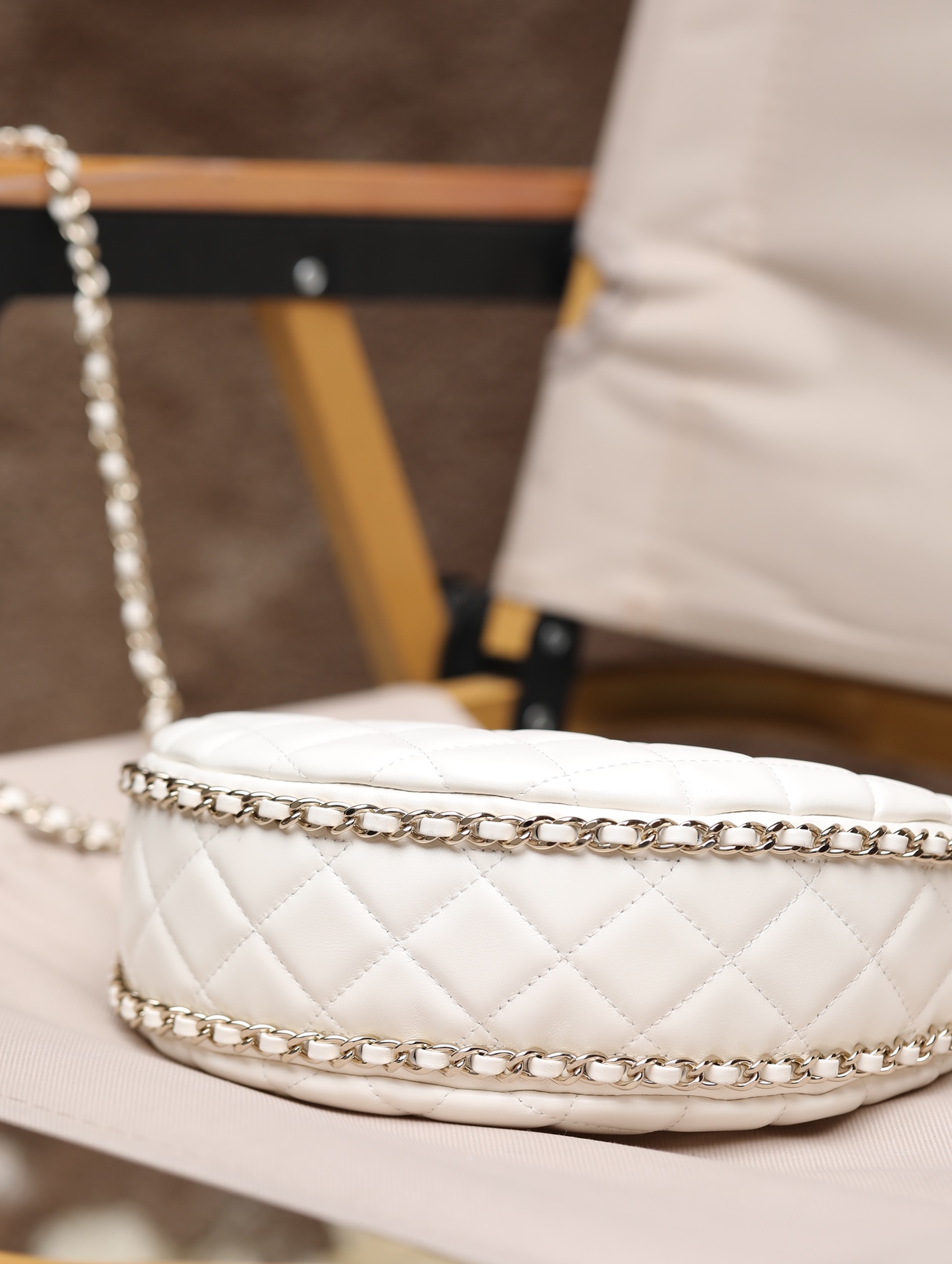 Ch@nel 23SS Moon Bag-16*10/22*14CM