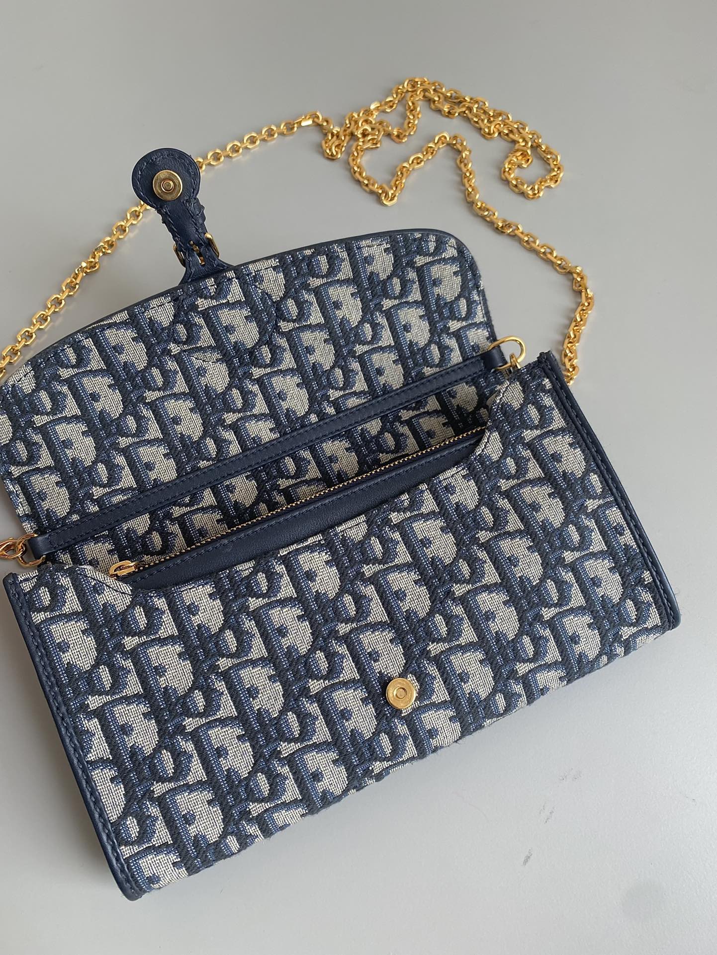 Di0r Bobby Wallet On Chain Bag-21.5×12×4CM