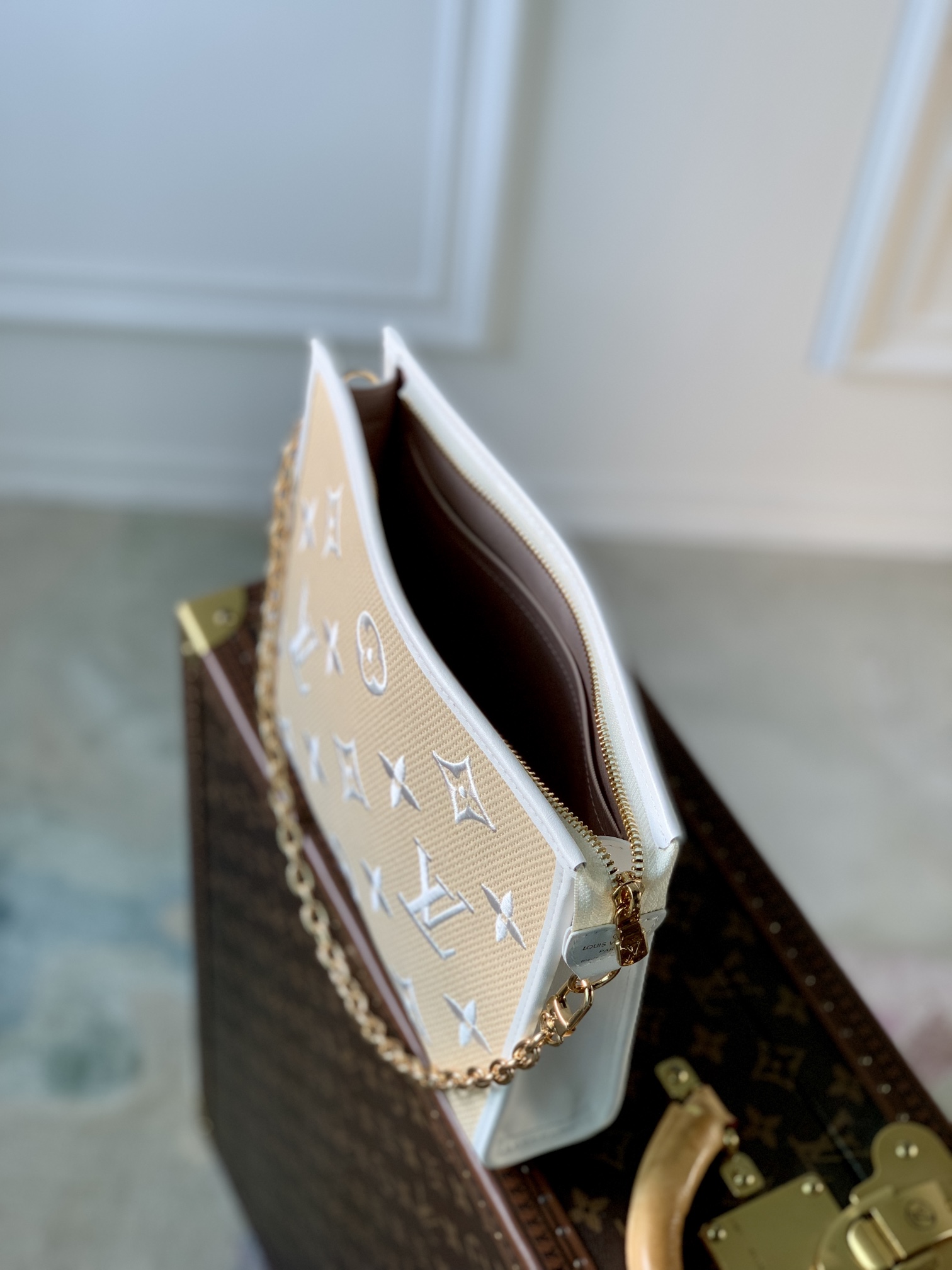 l**is V*t*n poche toilette cosmetic bag -25 x 20 x 5.5cm